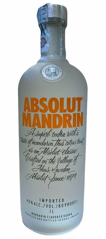 Absolut Vodka Mandrin 100cl 40% Absolut Vodka Mandrin 100cl 40%