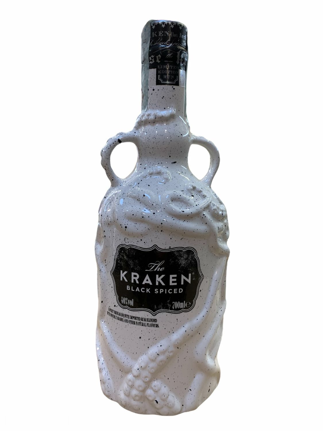 The Kraken Rum Black Spiced 70cl 40% The Kraken Rum Black Spiced 70cl 40% "Special Ceramic White Edition"