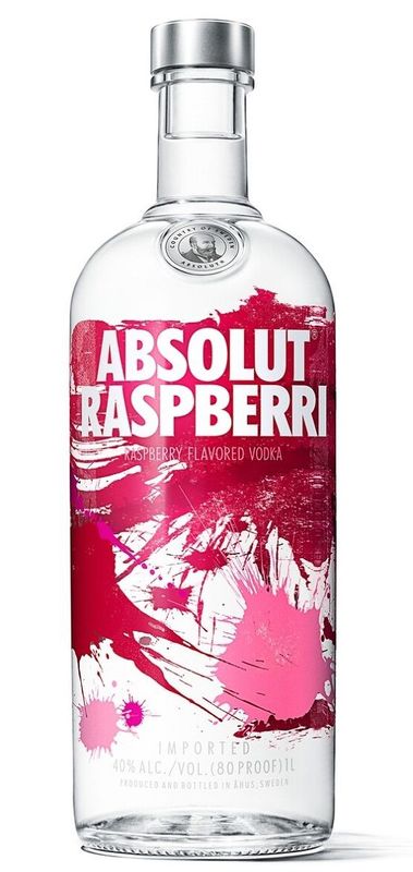 Absolut Vodka Raspberry 100cl 40% Absolut Vodka Raspberry 100cl 40%