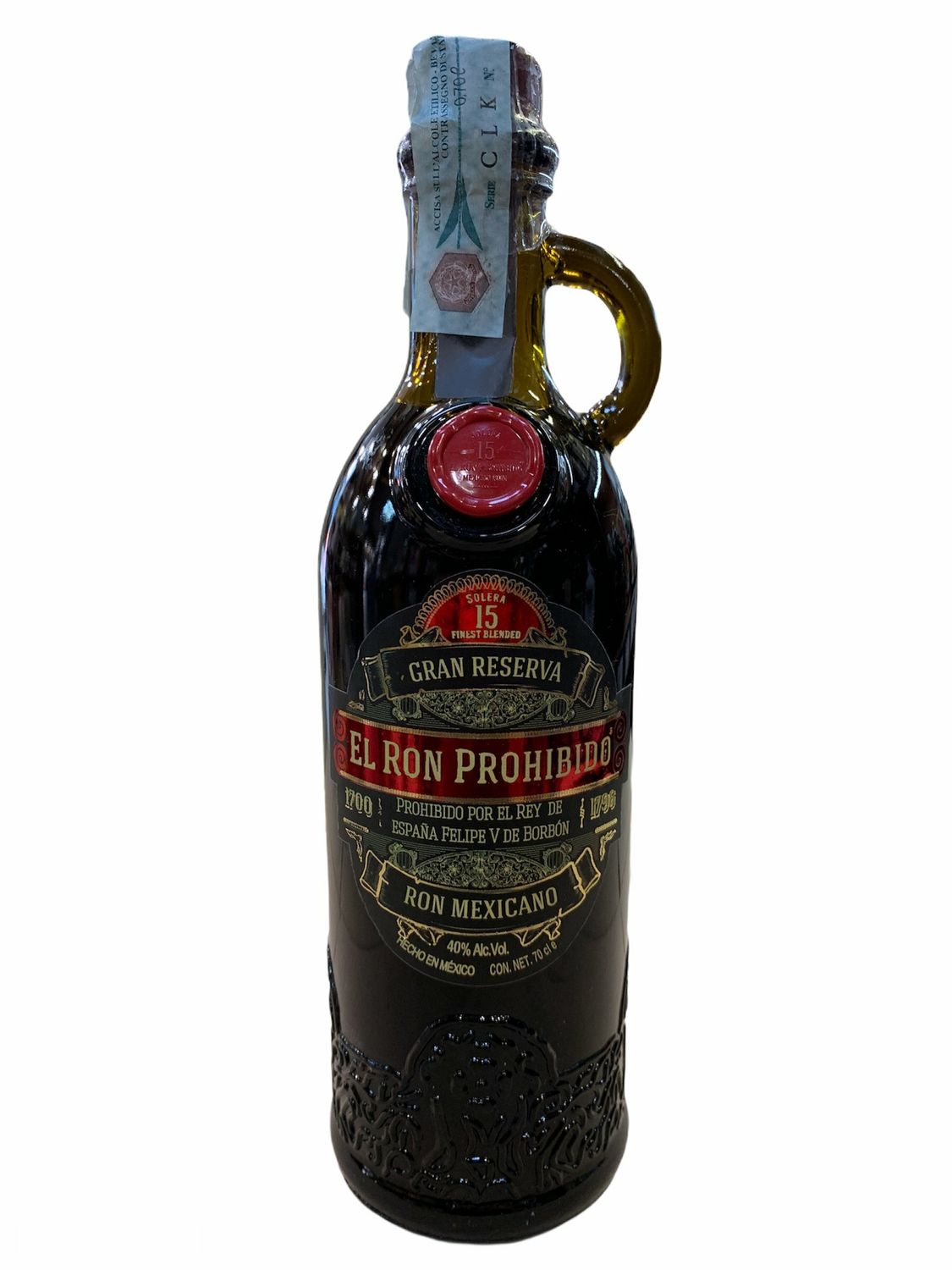 El Ron Prohibido Rum 15yo Gran Reserva 70cl 40%