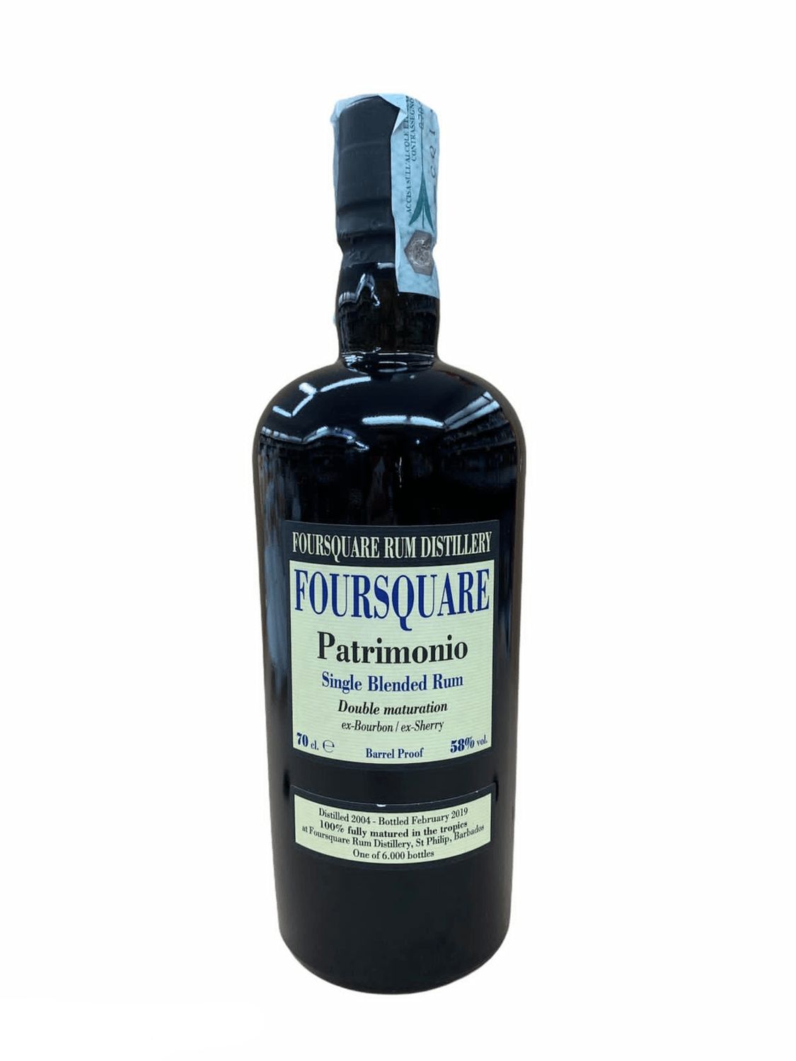 Foursquare Single Rum Patrimonio 70cl 58%