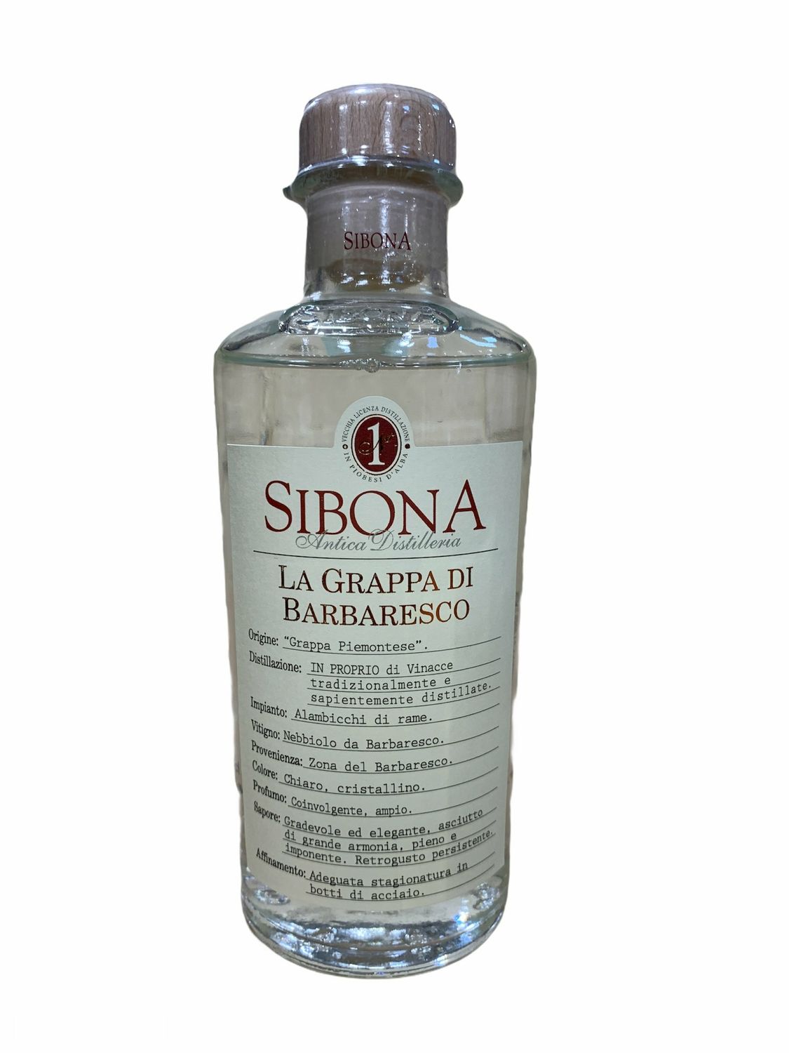 Sibona Grappa di Barbaresco 50cl 42% Sibona Grappa di Barbaresco 50cl 42%