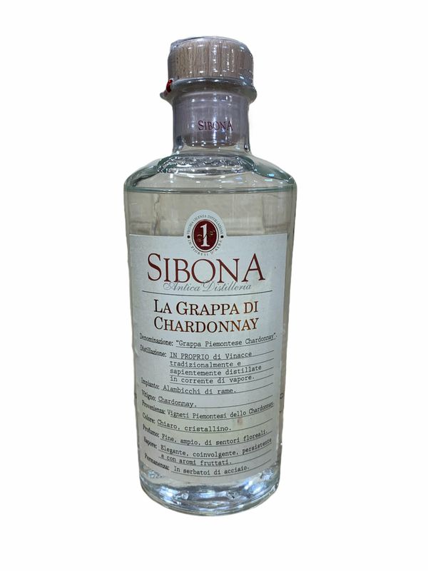 Sibona Grappa di Chardonnay 50cl 42%