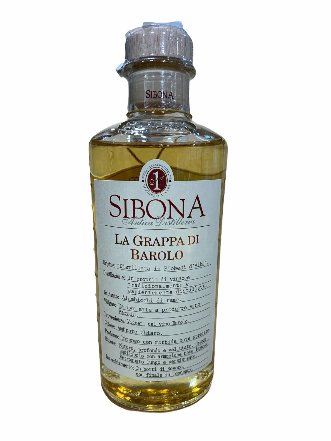 Sibona Grappa di Barolo 50cl 42%
