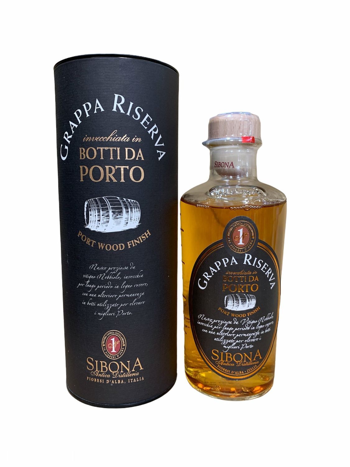 Sibona Grappa Riserva Botti di Porto 50cl 44% Sibona Grappa Riserva Botti di Porto 50cl 44%