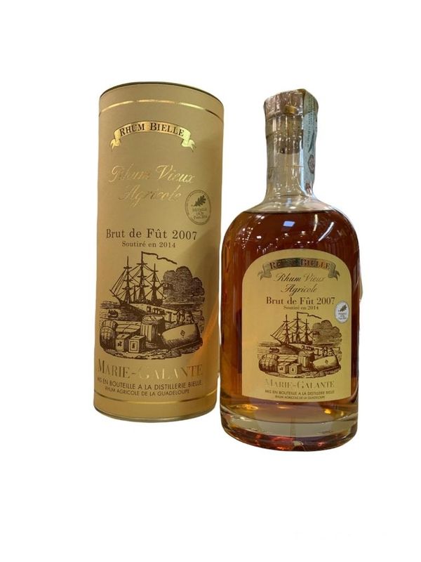Marie Galante Bielle Rhum Vieux Agricole Brut de FĂťt 2007 70cl 57,3% Marie Galante Bielle Rhum Vieux Agricole Brut de FĂťt 2007 70cl 57,3%