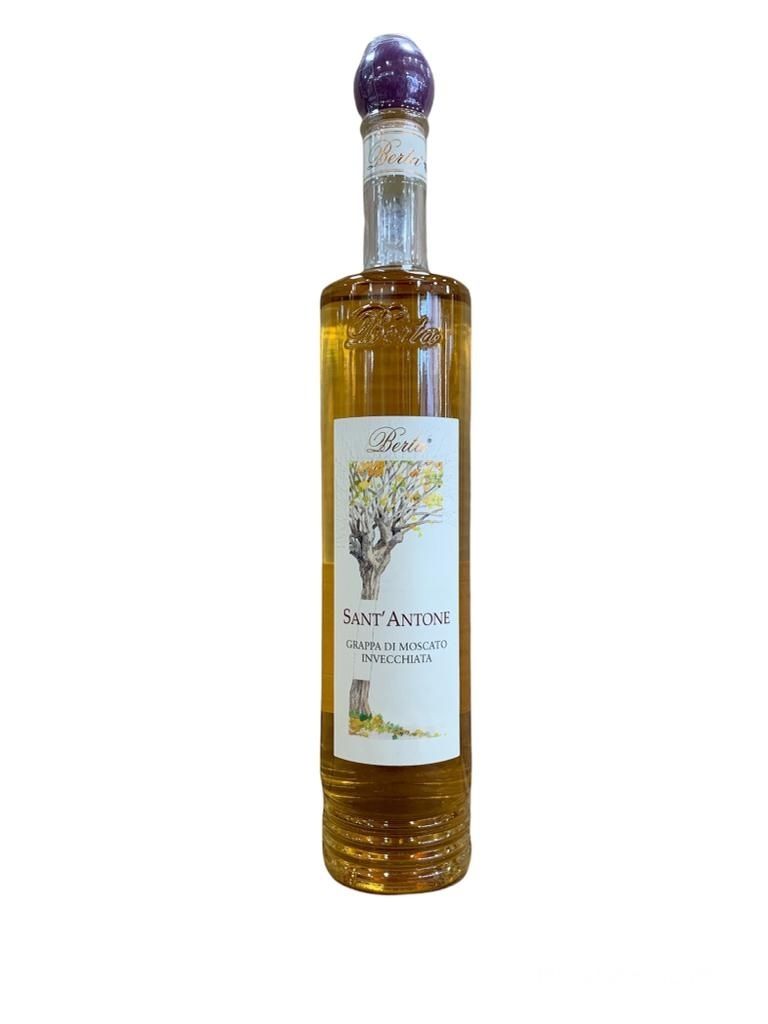 Berta Grappa di Moscato Invecchiata Sant'Antone 70cl 40% Berta Grappa di Moscato Invecchiata Sant'Antone 70cl 40%