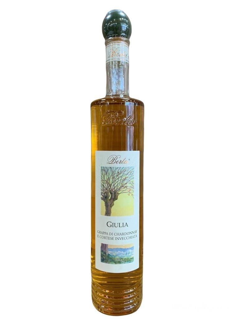 Berta Grappa di Chardonnay e Cortese Invecchiata Giulia 70cl 40% Berta Grappa di Chardonnay e Cortese Invecchiata Giulia 70cl 40%