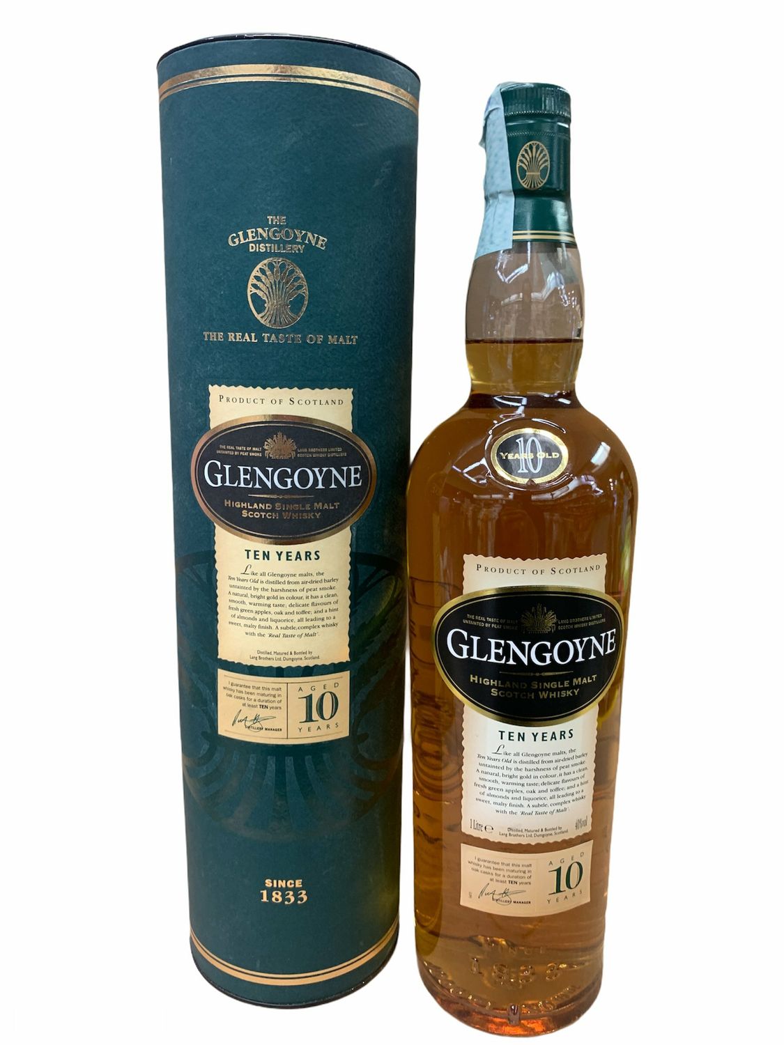 Glengoyne 10yo Scotch Whisky 100cl 40% Glengoyne 10yo Scotch Whisky 100cl 40%