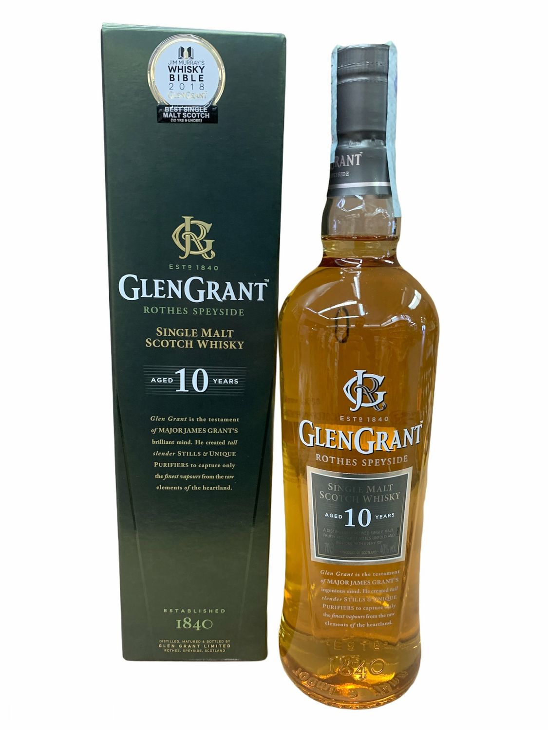 Glen Grant 10yo Scotch Whisky 70cl 40% Glen Grant 10yo Scotch Whisky 70cl 40%