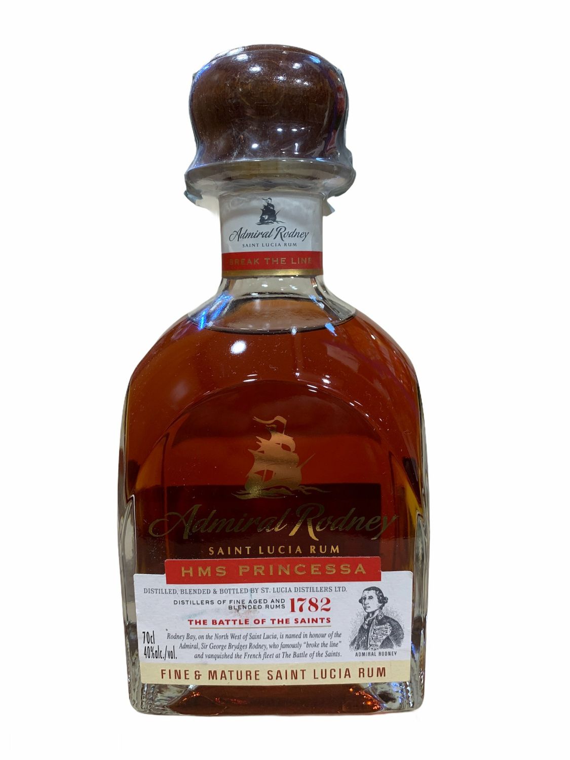 Admiral Rodney Rum HMS Princessa 70cl 40% Admiral Rodney Rum HMS Princessa 70cl 40%