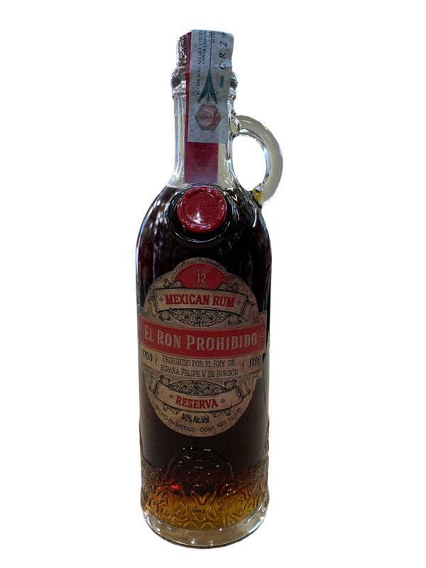 El Ron Prohibido Rum 12yo 70cl 40%
