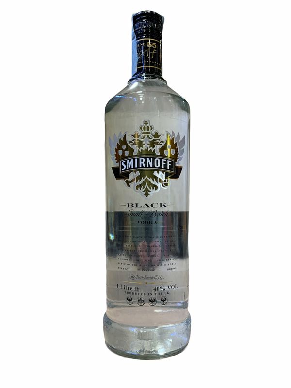 Smirnoff Vodka Black Smirnoff Vodka Black "Small Batch" 100cl 40%