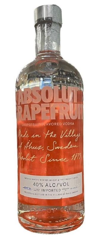 Absolut Vodka Grapefruit 100cl 40% Absolut Vodka Grapefruit 100cl 40%