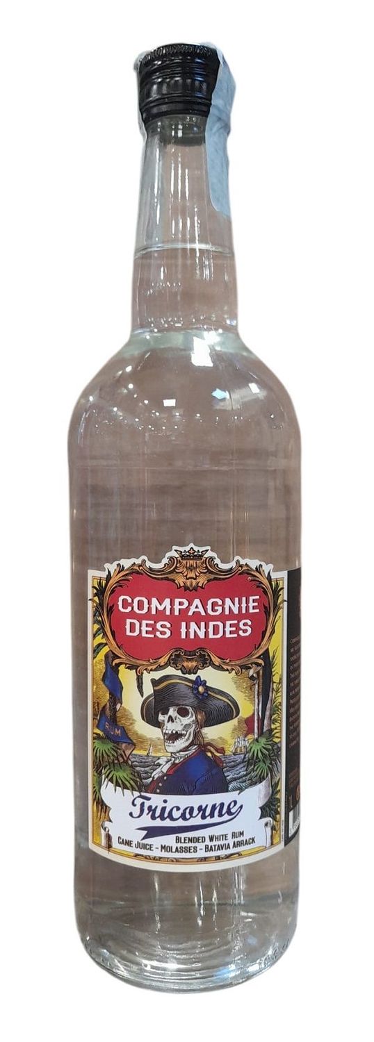 Compagnie des Indes Tricorne White Rum 70cl 43% Compagnie des Indes Tricorne White Rum 70cl 43%