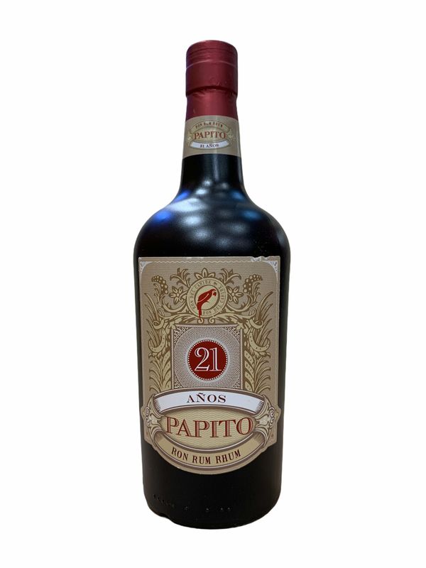 Papito Rum 21yo 70cl 38% Papito Rum 21yo 70cl 38%