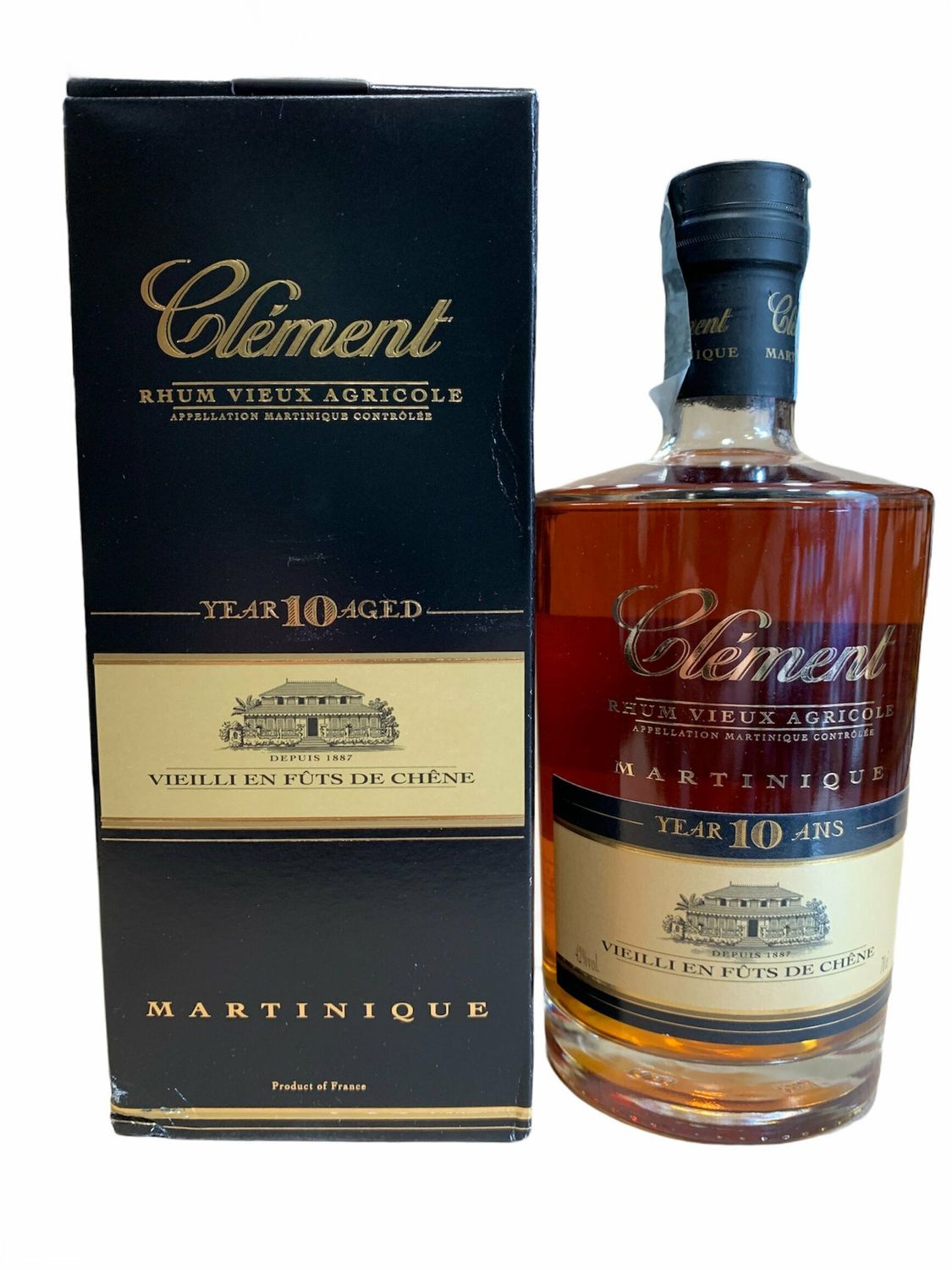 Clement 10yo Rhum Vieux Agricole 70cl 42% Clement 10yo Rhum Vieux Agricole 70cl 42%