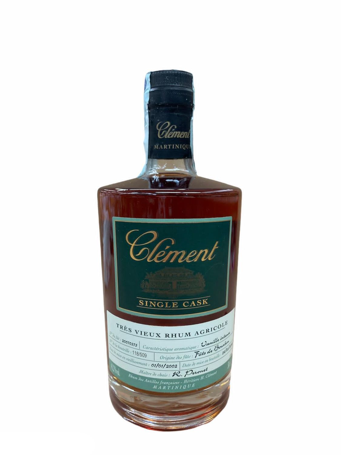 Clement Single Cask Tres Vieux Rhum Agricole 70cl 41,2% Clement Single Cask Tres Vieux Rhum Agricole 70cl 41,2%
