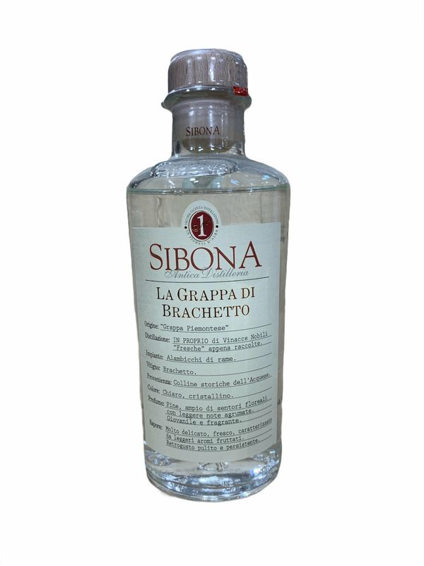 Sibona Grappa di Brachetto 50cl 42%