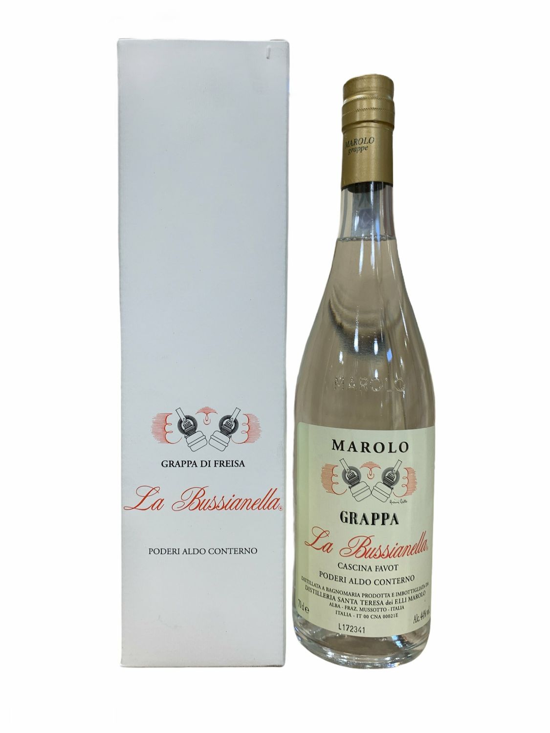 Marolo Grappa La Bussianella Poderi Aldo Conterno 70cl 44% Marolo Grappa La Bussianella Poderi Aldo Conterno 70cl 44%