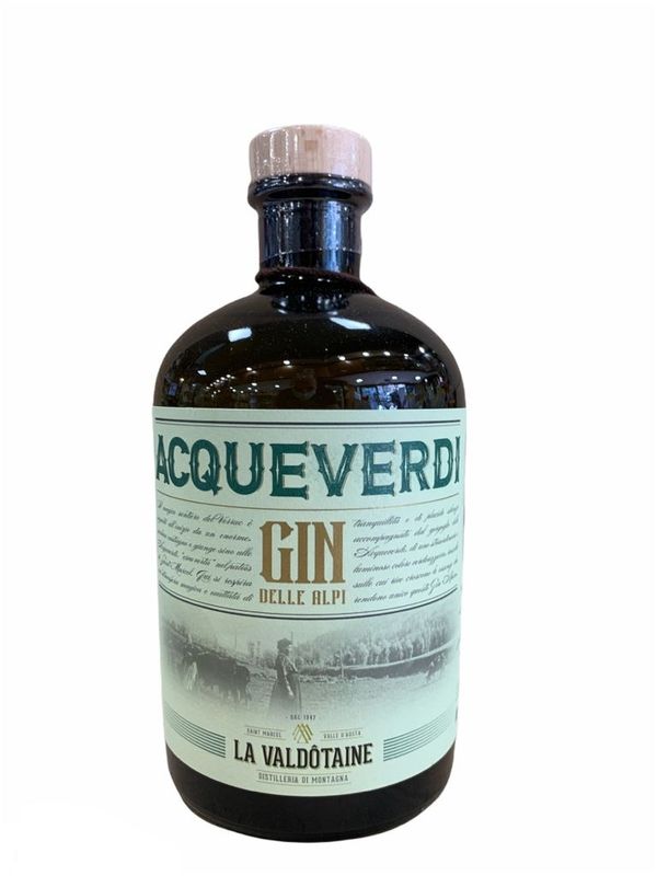 La Valdôtaine Acqueverdi Gin delle Alpi 100cl 43% La Valdôtaine Acqueverdi Gin delle Alpi 100cl 43%