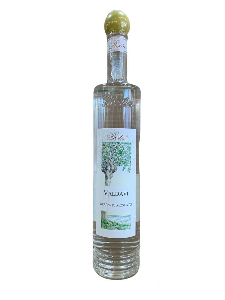 Berta Grappa di Moscato Valdavi 70cl 40% Berta Grappa di Moscato Valdavi 70cl 40%