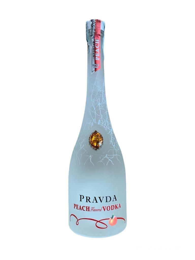 Pravda Peach Flavored Vodka 70cl 37,5%