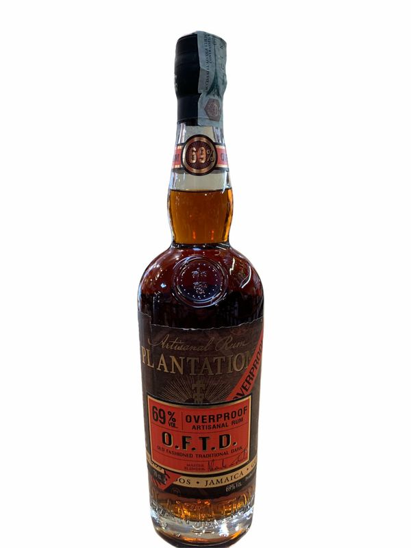 Plantation Rum O.F.T.D. Overproof 70cl 69% Plantation Rum O.F.T.D. Overproof 70cl 69%