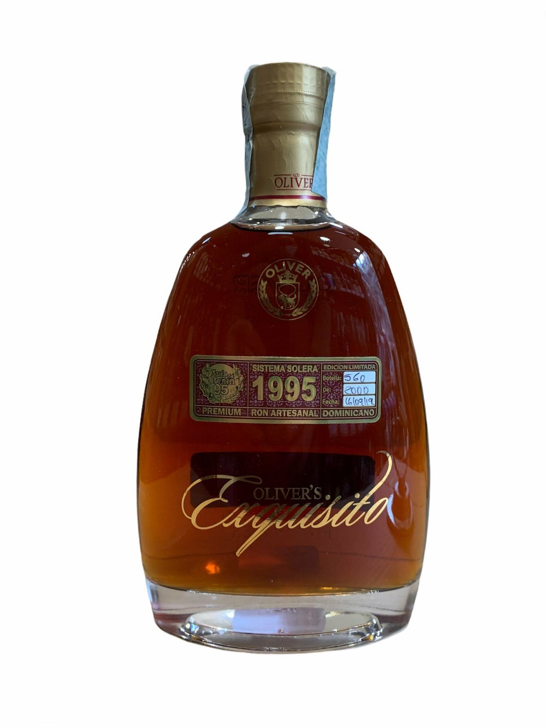 Exquisito Oliver's Rum Limited Edition 1995 70cl 40% Exquisito Oliver's Rum Limited Edition 1995 70cl 40%