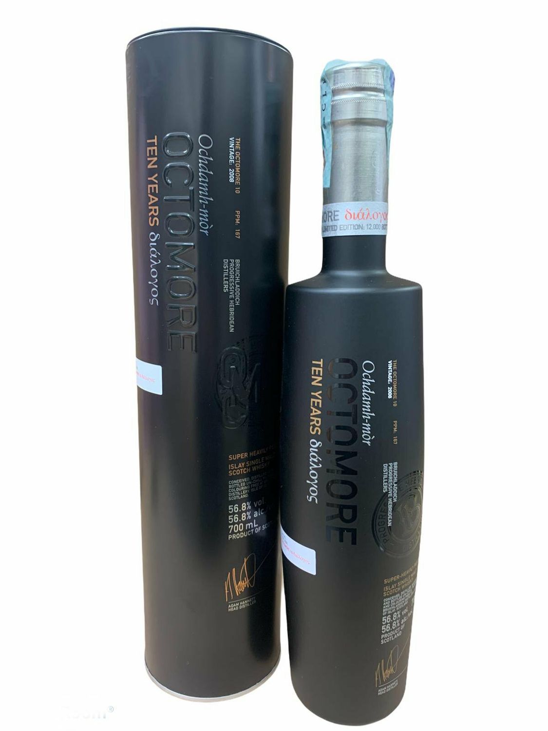 Bruichladdich Octomore 10yo Vintage 2008 70cl 56,8% Bruichladdich Octomore 10yo Vintage 2008 70cl 56,8%