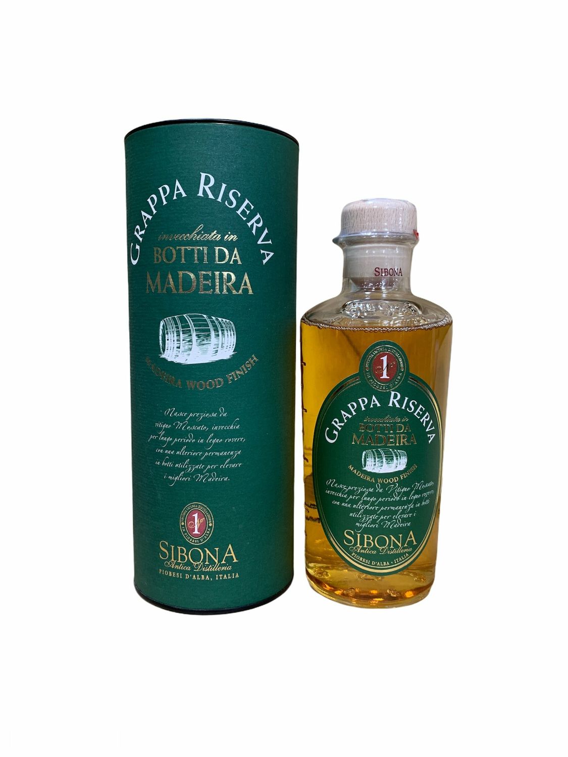 Sibona Grappa Riserva Botti di Madeira 50cl 44% Sibona Grappa Riserva Botti di Madeira 50cl 44%