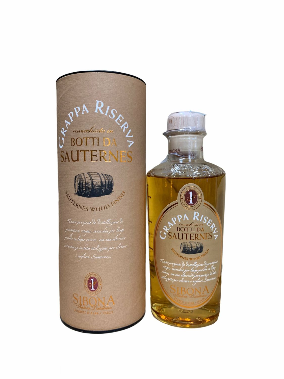 Sibona Grappa Riserva Botti di Sauternes 50cl 44%