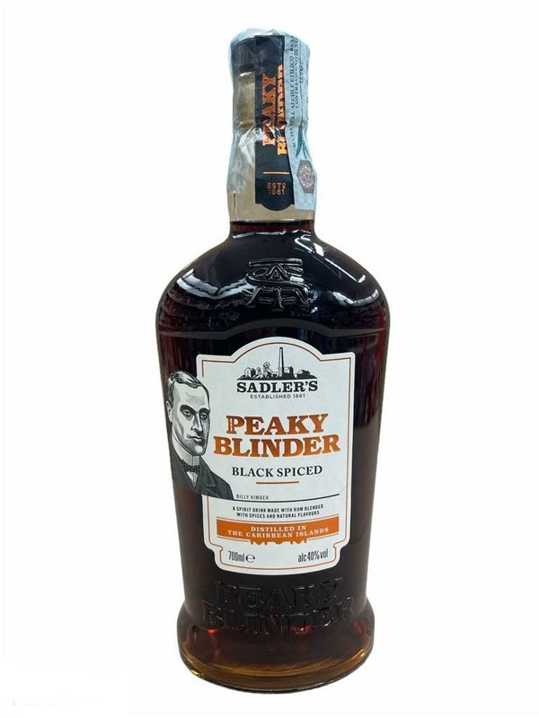 Peaky Blinder Black Spiced Rum 70cl 40% Peaky Blinder Black Spiced Rum 70cl 40%