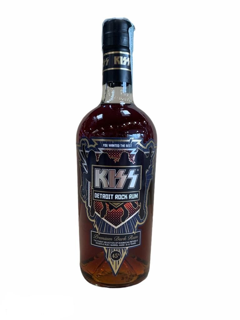 Kiss Detroit Rock Dark Rum 70cl 45% Kiss Detroit Rock Dark Rum 70cl 45%