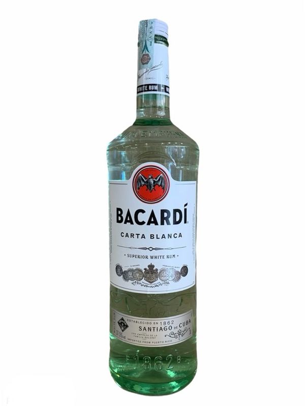 Bacardi Rum Carta Blanca 300cl 37,5% Bacardi Rum Carta Blanca 300cl 37,5%