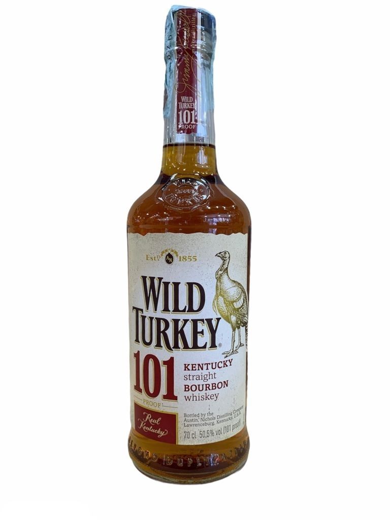 Wild Turkey 101 proof Kentucky Whiskey 70cl 50,5%