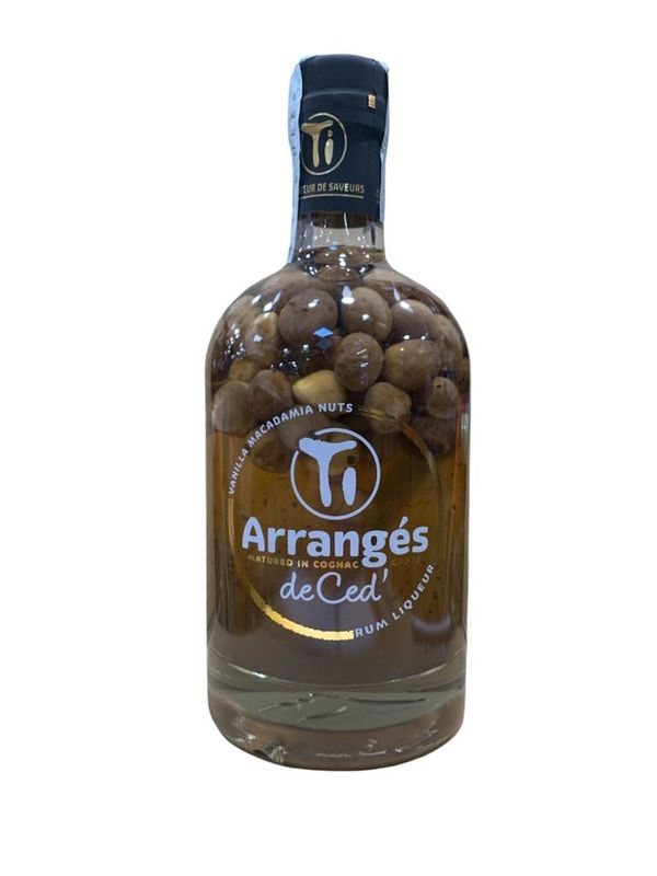 Arranges de Ced Vanilla/Macadamia Nuts Rum Liqueur 70cl 32% Arranges de Ced Vanilla/Macadamia Nuts Rum Liqueur 70cl 32%