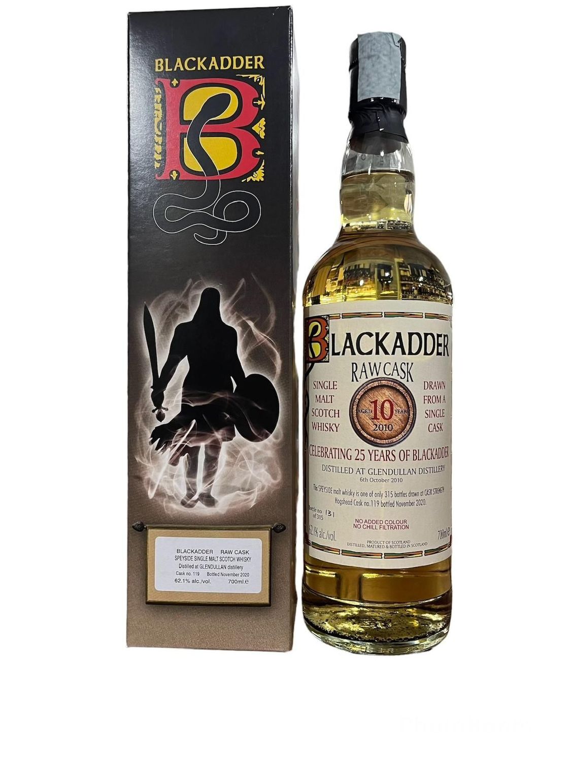 Blackadder Raw Cask 10 Years Glendullan Distillery 70cl 62,1%