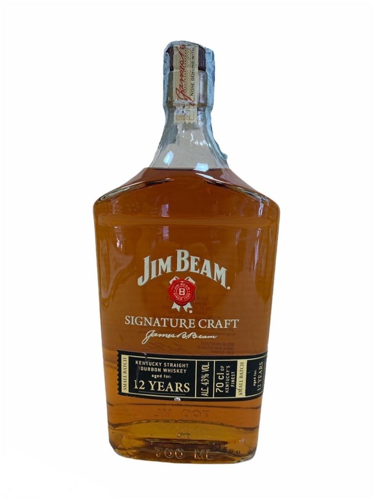 Jim Beam 12yo Signature Craft Kentucky Straight Bourbon 70cl 43% Jim Beam 12yo Signature Craft Kentucky Straight Bourbon 70cl 43%