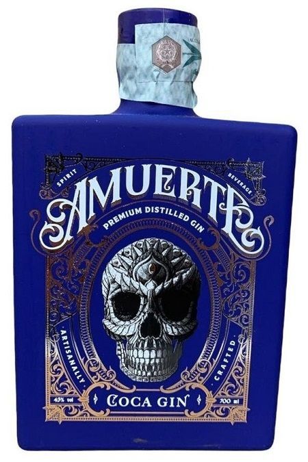 Amuerte Coca Leaf Gin Blue Edition 70cl 43% Amuerte Coca Leaf Gin Blue Edition 70cl 43%