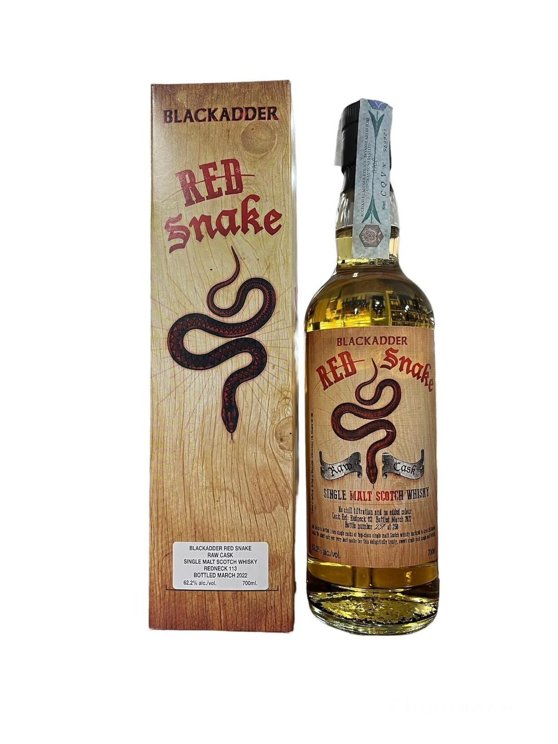 Blackadder Red Snake Redneck 113 70cl 62.2% Blackadder Red Snake Redneck 113 70cl 62.2%