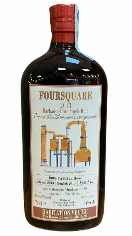Habitation Velier Foursquare Pure Single Rum 2013 70cl 64%