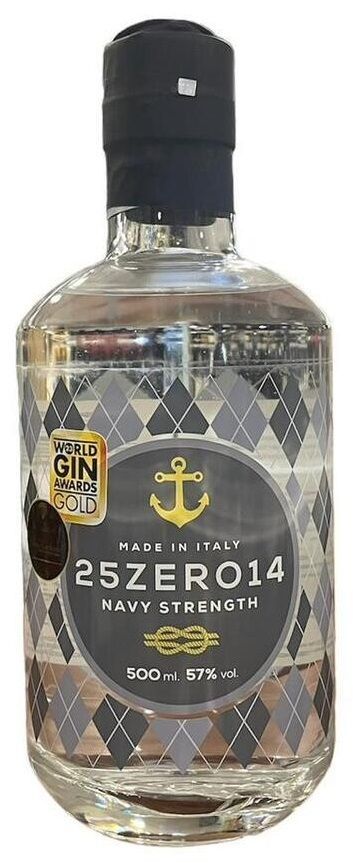 25Zero14 Gin Navy Strength 50cl 57% 25Zero14 Gin Navy Strength 50cl 57%