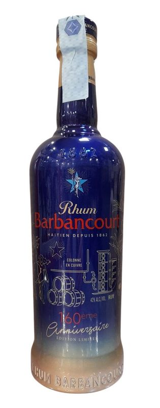 Barbancourt Rum 160 Anniversaire 70cl 43% Barbancourt Rum 160 Anniversaire 70cl 43%
