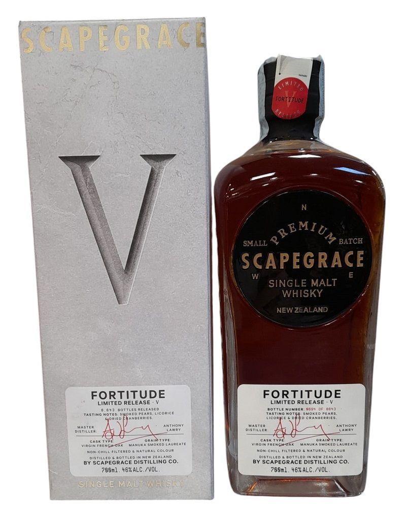 Scapegrace Fortitude Single Malt Whisky - 70cl. 46% Scapegrace Fortitude Single Malt Whisky - 70cl. 46%