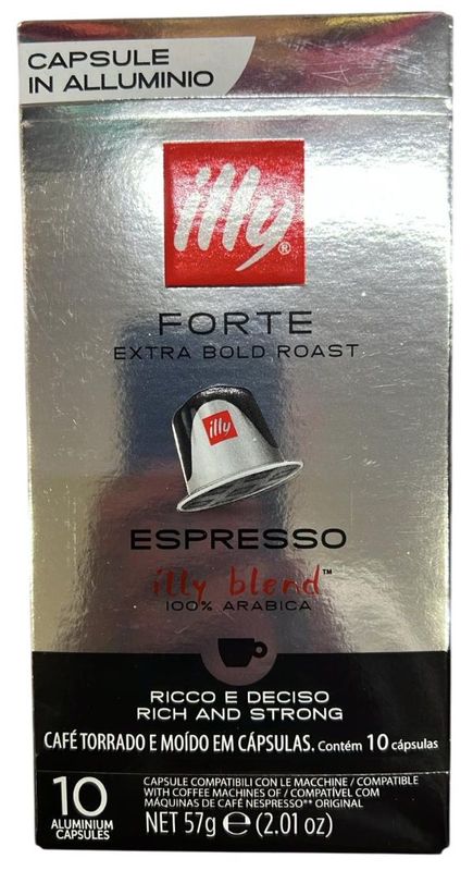 Caffè Illy Forte Espresso - Capsule Alluminio Compatibili Caffè Illy Forte Espresso - Capsule Alluminio Compatibili
