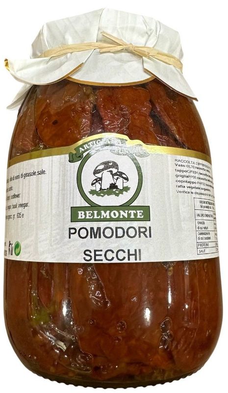 Pomodori Secchi sott'Olio Belmonte 1030g Pomodori Secchi sott'Olio Belmonte 1030g
