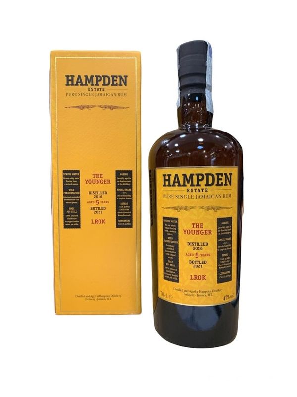 Hampden Estate Rum 5yo LROK The Younger 70cl 47% Hampden Estate Rum 5yo LROK The Younger 70cl 47%