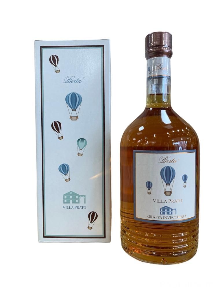 Berta Grappa Invecchiata Villa Prato 100cl 40% Berta Grappa Invecchiata Villa Prato 100cl 40%
