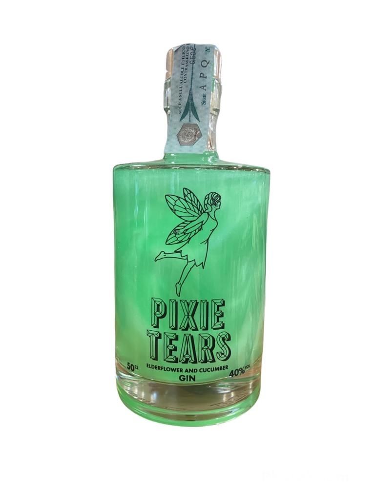 Pixie Tears Gin Elderflower & Cucumber 50cl 40% Pixie Tears Gin Elderflower & Cucumber 50cl 40%